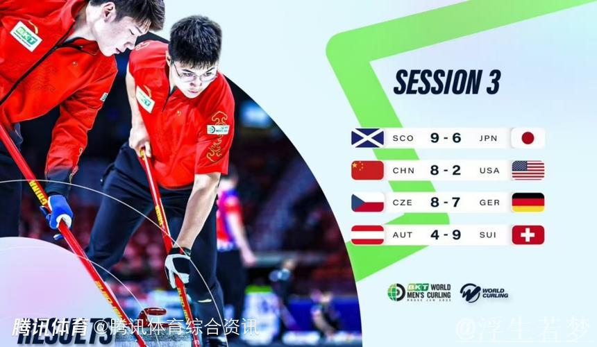 美国队战胜中国男子冰壶队